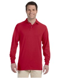 437ML Adult SpotShield Long-Sleeve Jersey Polo