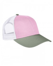 Authentic Pigment AP1919 Tri-Color Trucker Cap