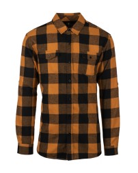 Burnside B8210 Men's Plaid Flannel Shirt