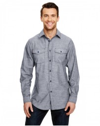 Burnside B8255 Mens Chambray Woven Shirt