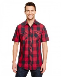 Burnside B9203 Mens Buffalo Plaid Woven Shirt