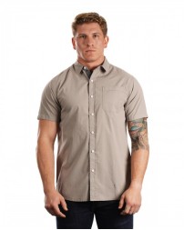 Burnside B9290 Men's Peached Poplin Short Sleeve Woven Shirt