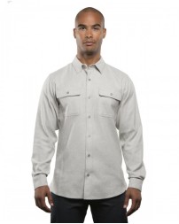 Burnside BU8200 Men's Solid Flannel Shirt