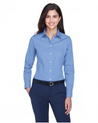 Devon & Jones D630W Ladies' Crown Collection Solid Oxford Woven Shirt