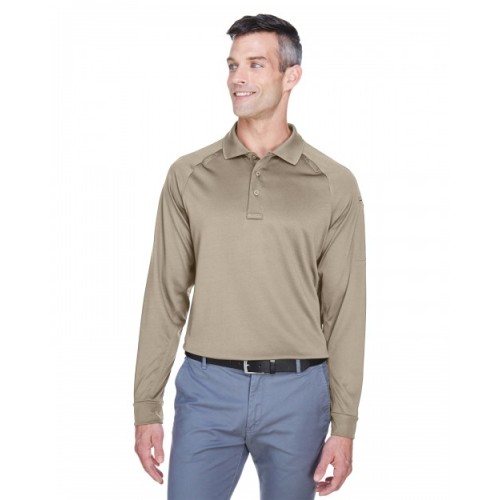 Harriton M211L Men's Advantage Snag Protection Plus Long-Sleeve Tactical Polo