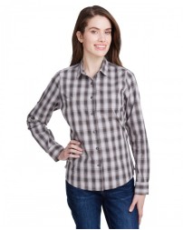 Artisan Collection by Reprime RP350 Ladies' Mulligan Check Long-Sleeve Cotton Shirt