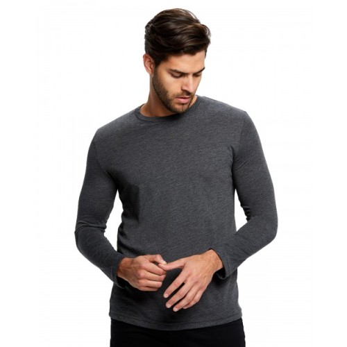 US Blanks US2090 Men's Long-Sleeve Crewneck