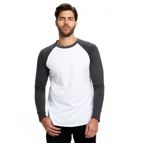 US Blanks US6600 Men's Long-Sleeve Baseball Raglan