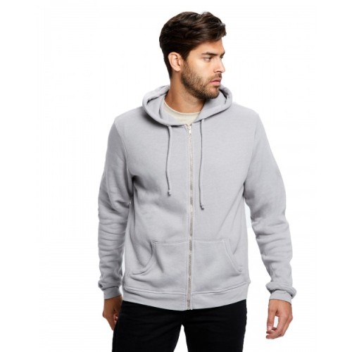 US Blanks US8010 Unisex Heavyweight Loop Terry Full-Zip Hooded Sweatshirt